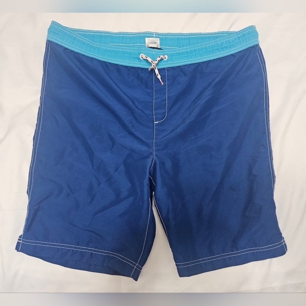 Lands End Men's Blue Swim Shorts!